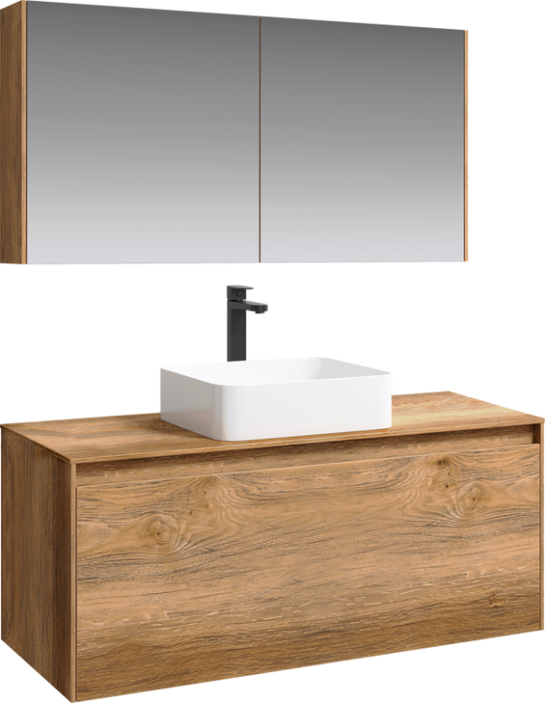 Мебель для ванной комнаты Aqwella 5 stars Mobi 120 дуб балтийский
