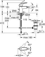 Смеситель для биде Grohe Eurosmart 32929003 Смеситель для биде Grohe Eurosmart 32929003