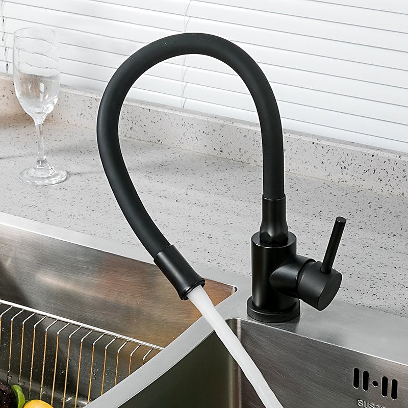 Смеситель для кухни Frap F40994-6 черный