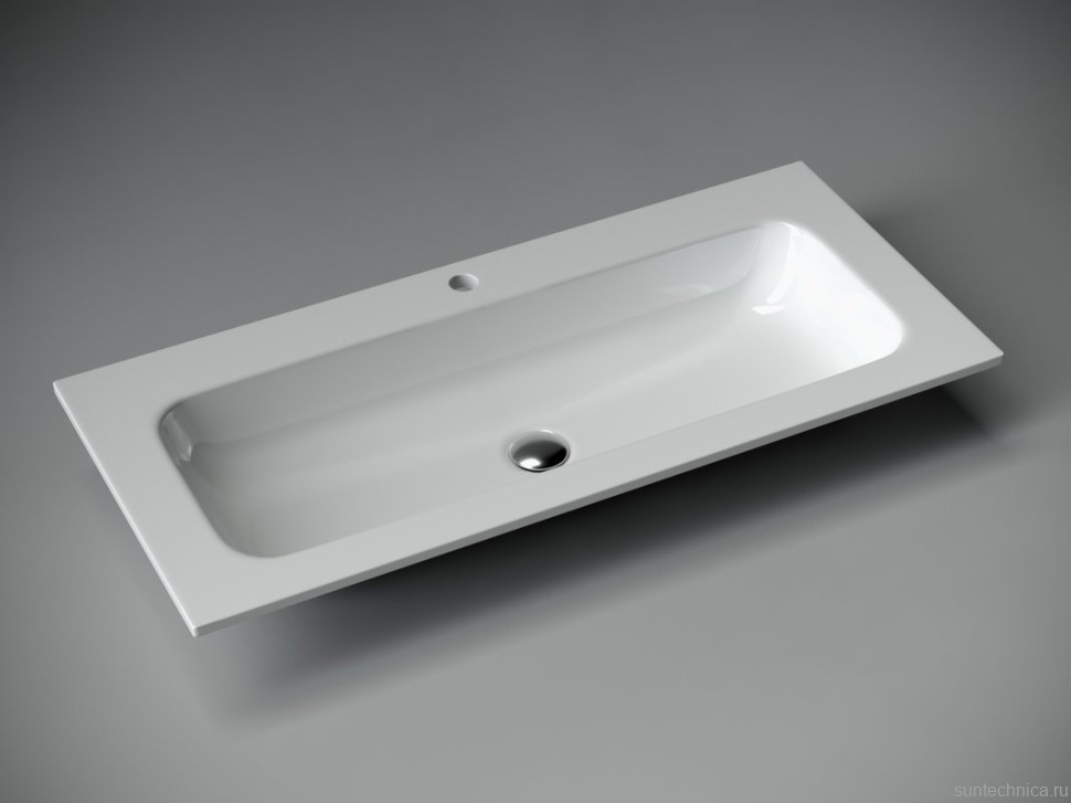 Мебель для ванной комнаты Sancos Snob R 100 см, bianco