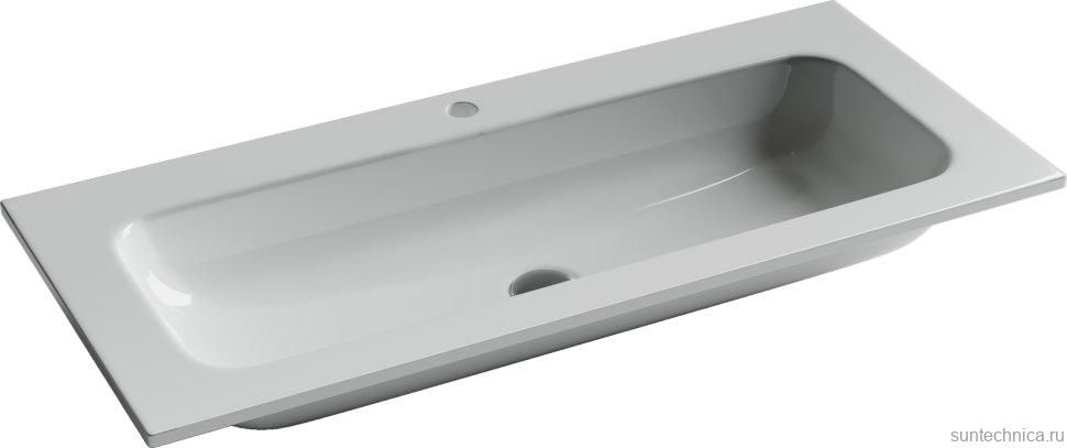 Мебель для ванной комнаты Sancos Snob R 100 см, bianco