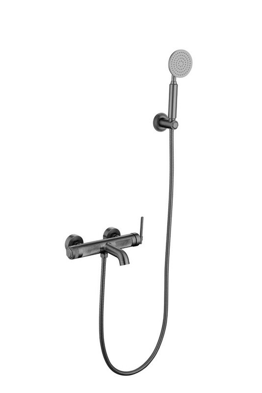 Смеситель для ванны с душем Boheme Eterna 173-GM gun metal