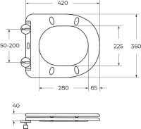 Унитаз подвесной BelBagno Amanda-Tor BB051CH-TOR-FC/SC безободковый, с микролифтом, смыв торнадо, белый глянцевый