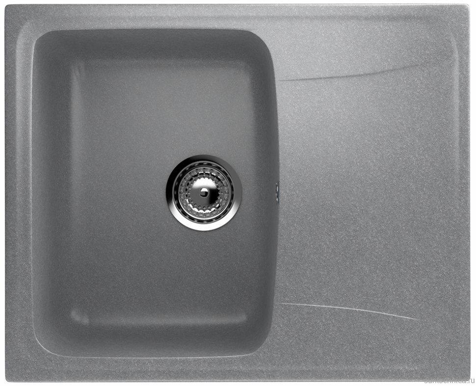 Мойка кухонная Ulgran U-201 -342 графитовая