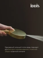 Термостатический смеситель IDDIS DUNMG02i74 золото матовое