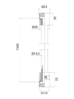 Термостатический смеситель IDDIS DUNMG02i74 золото матовое