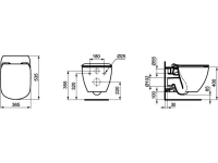 Комплект Ideal Standard Tesi AquaBlade T386801