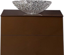 Тумба с раковиной Armadi Art NeoArt 80 шоколад с ручками Crystal золото, с ножками