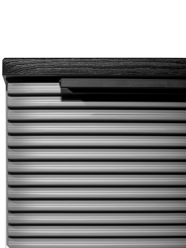 Тумба с раковиной Runo Орлеан 60 подвесная, серая, черная