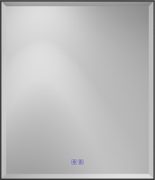 Зеркало Terminus Соренто 60х70 с подсветкой, с антизапотевателем, черное