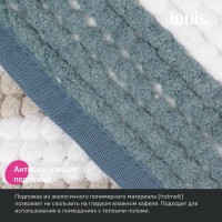 Коврик IDDIS Base BC03P58i12 50х80, сине-зеленый