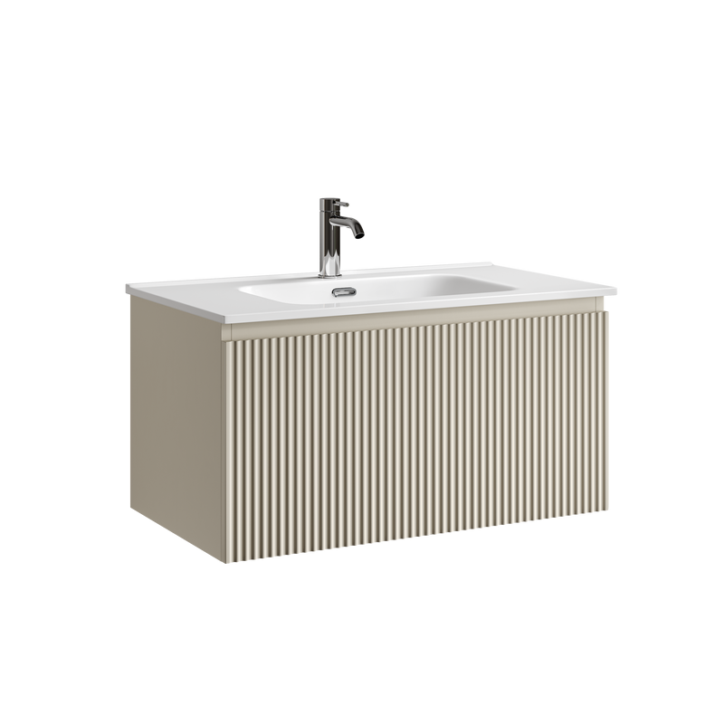 Тумба с раковиной Sancos Snob R 1.0 80 beige soft