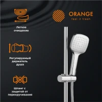 Душевой комплект Orange Splito Splito M36-922cr