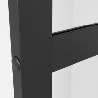 Душевая перегородка Niagara Nova NG-688-10BLACK 100х195, профиль матовый черный, стекло прозрачное