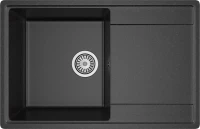 Мойка кухонная Domaci Палермо PR-735-004 черная Мойка кухонная Domaci Палермо PR-735-004 черная