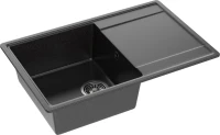 Мойка кухонная Domaci Палермо PR-735-004 черная Мойка кухонная Domaci Палермо PR-735-004 черная
