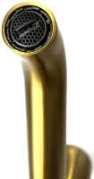 Смеситель для раковины Paini Cox Grip 7GPJ205OLL брашированное золото Смеситель для раковины Paini Cox Grip 7GPJ205OLL брашированное золото