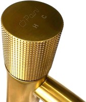 Смеситель для раковины Paini Cox Grip 7GPJ205OLL брашированное золото