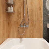 Смеситель для ванны с душем STWORKI Мосс S43100CR хром