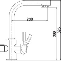 Смеситель для кухни Kaiser Decor 40144-9 черный матовый