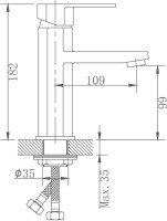 Смеситель для раковины Haiba HB806 HB10806