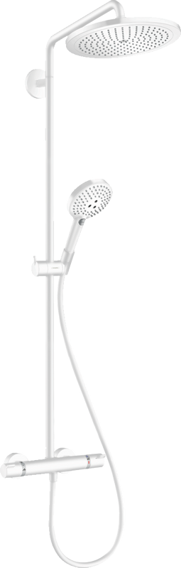 Душевая стойка Hansgrohe Croma Select S 280 1jet 26890700 с термостатом, матовый белый