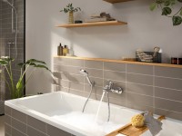 Смеситель для ванны с душем Hansgrohe Rebris E 72450000 хром