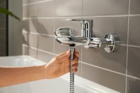 Смеситель для ванны с душем Hansgrohe Rebris E 72450000 хром