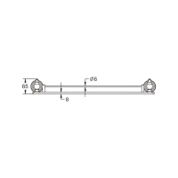 Полка Rose RG11Q RG1119Q 50 см, бронза Полка Rose RG11Q RG1119Q 50 см, бронза