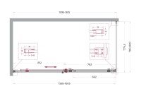 Душевой уголок BelBagno Soft Close-2 AH-1-160/80-C-Cr профиль хром