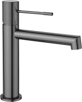 Смеситель для раковины Vincea Desire VBF-1D1GM вороненая сталь