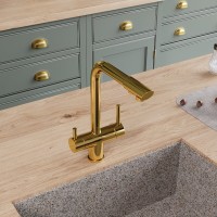 Смеситель для кухни Wasserkraft A8377 глянцевое золото