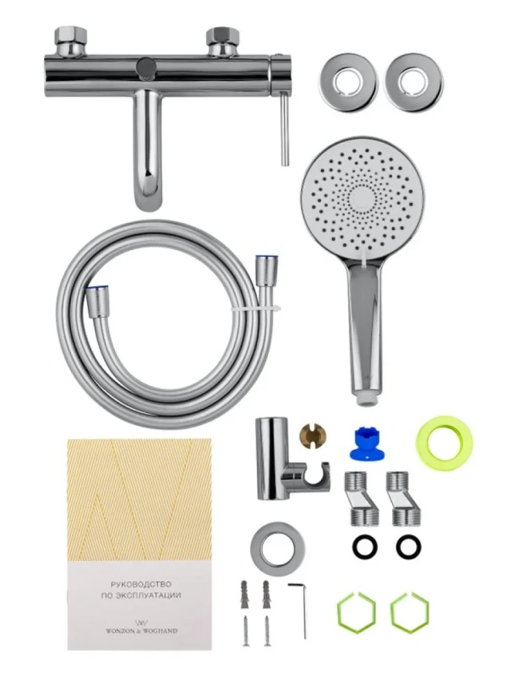 Смеситель для ванны с душем Wonzon & Woghand Stick WW-88639017-CR хром