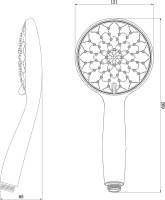 Душевая лейка Lemark LM8121C