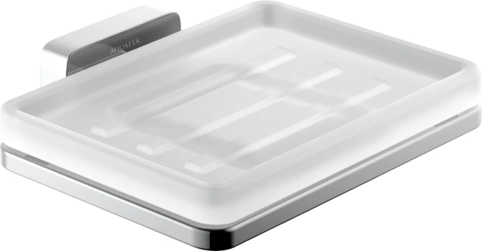 Набор Стакан AQUATEK Либра AQ4304CR + Мыльница AQ4303CR