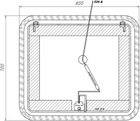 Мебель для ванной комнаты SanStar Arista 85 напольная Мебель для ванной комнаты SanStar Arista 85 напольная