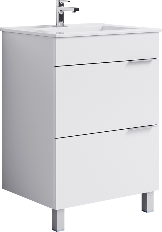 Тумба под раковину Aqwella Brig 60 напольная, белая