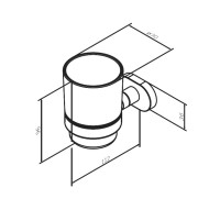 Набор Стакан AM.PM Sense A7434300 + Дозатор A7436900 Набор Стакан AM.PM Sense A7434300 + Дозатор A7436900