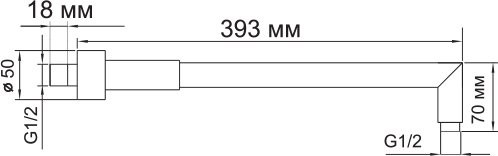 Душевой комплект Wasserkraft A16067WHITE