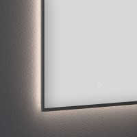 Зеркало Wellsee 7 Rays’ Spectrum 55х70 с подсветкой, черное