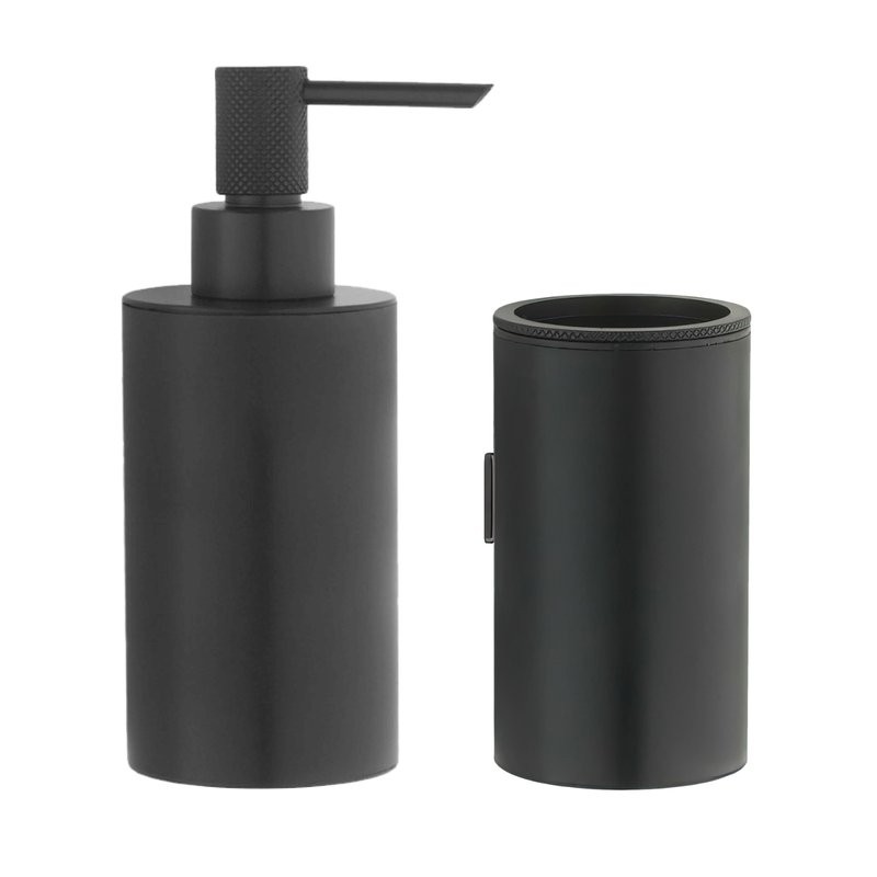 Набор Стакан Boheme Uno 10974-B + Дозатор 10980-B