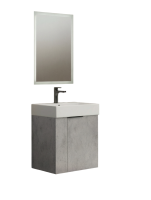 Мебель для ванной комнаты Comforty Асти 60П подвесная, светлый бетон