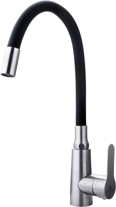 Смеситель для кухни Fashun A54301-7 сатин, черный