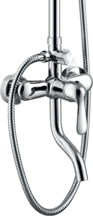 Душевая стойка Haiba HB2405 хром