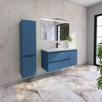 Тумба под раковину без столешницы Caprigo Forte 120 R подвесная, бриллиантово-синий