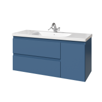 Тумба под раковину без столешницы Caprigo Forte 120 R подвесная, бриллиантово-синий