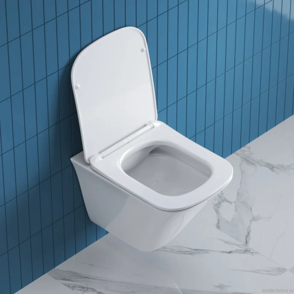 Комплект Унитаз подвесной BelBagno Marmi + Крышка BB052SC с микролифтом + Инсталляция Geberit Duofix UP 320 111.300.00.5 + Кнопка Sigma 01 115.770.11.5 белая + Крепления 111.815.00.1 к стене + Звукоизоляция