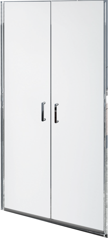 Душевая дверь в нишу BelBagno Uno B-2-90-P-Cr стекло рифленое