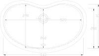 Раковина ArtCeram Idea IDL001
