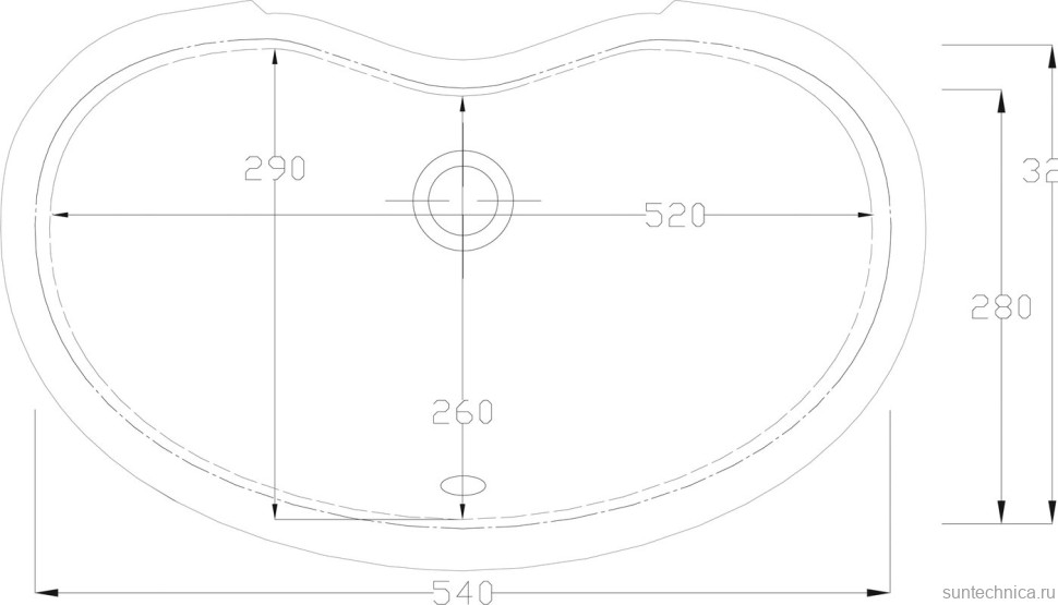 Раковина ArtCeram Idea IDL001